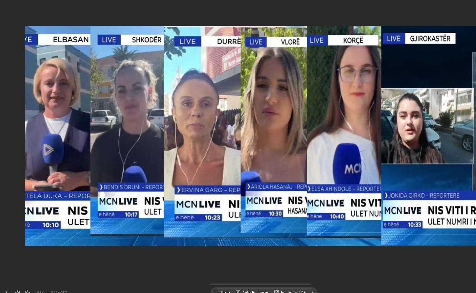 Viti i ri shkollor/ 'MCN Live' pasqyroi nisjen nga Elbasani, Shkodra, Durrësi, Vlora, Gjirokastra dhe Korça
