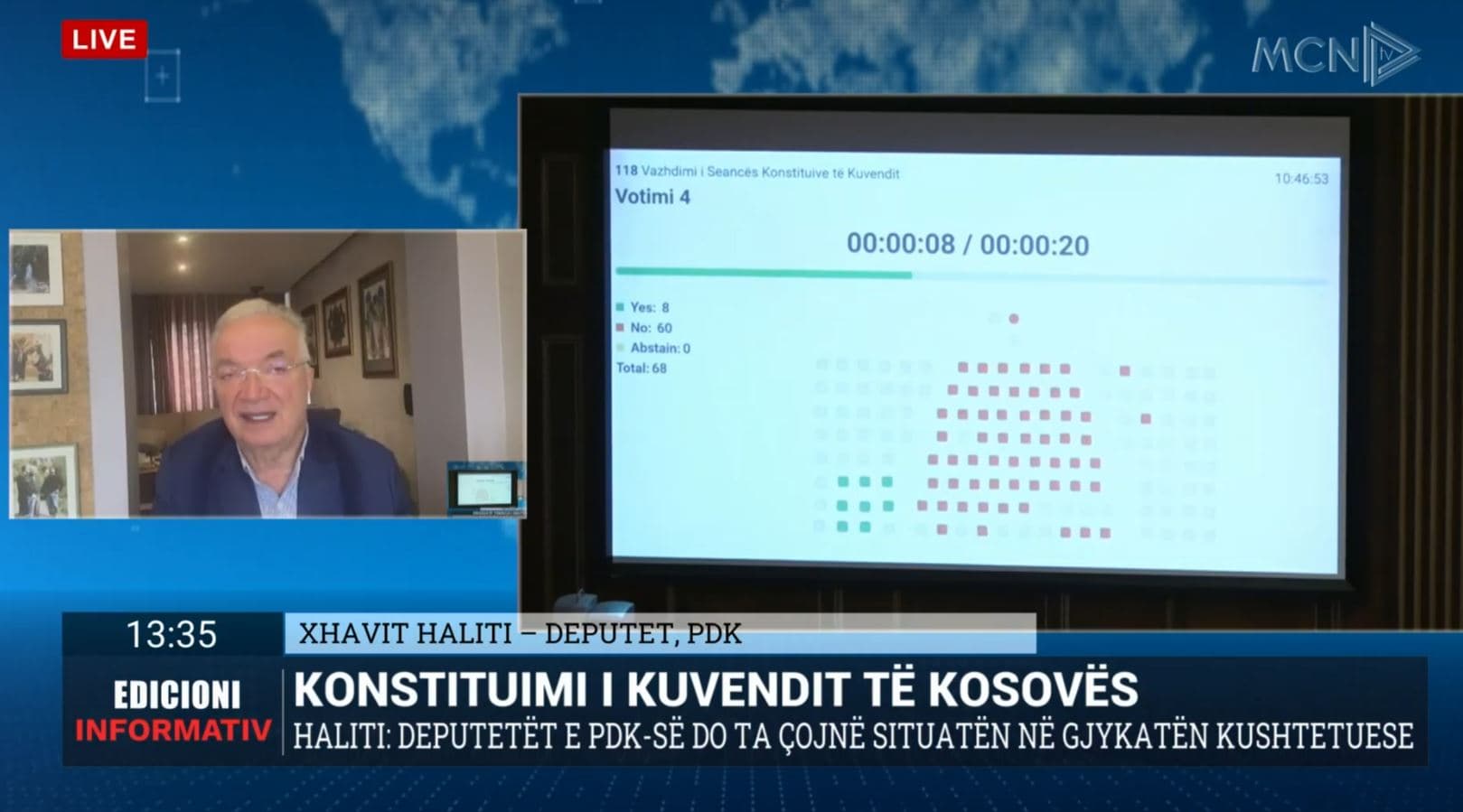 Haliti: Konstituimi i Kuvendit nuk e zgjidh ngërçin, nëse nuk zgjidhet Presidenti do kemi zgjedhje në Kosovë (VIDEO)