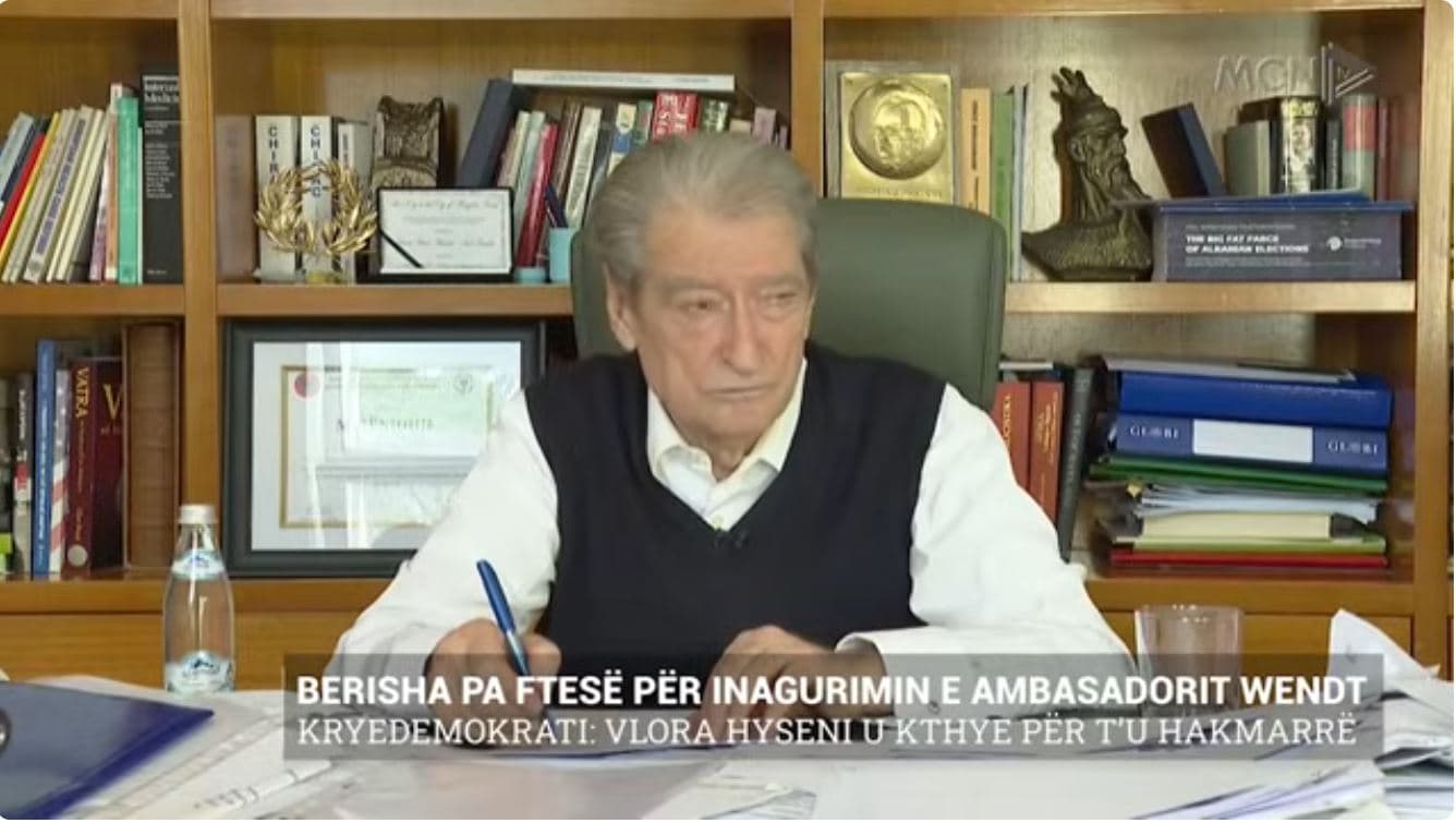 Berisha, pa ftesë nga ambasada e SHBA. Kryedemokrati: Hyseni u kthye për t’u hakmarrë