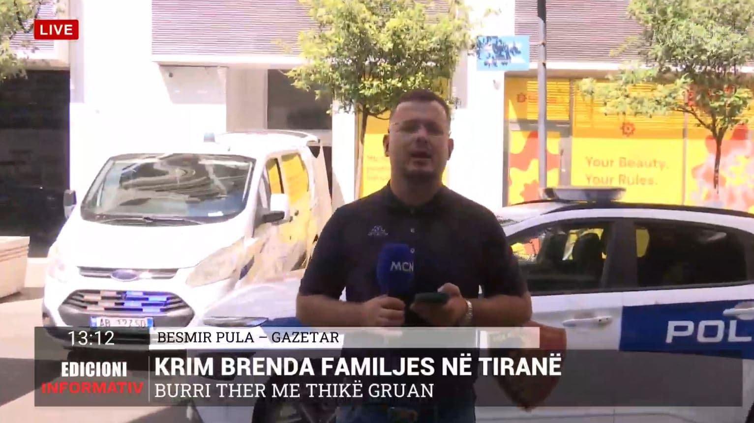 Vrau bashkëshorten me thikë në sy të nipit të mitur në Tiranë, arrestohet pas arratisë autori