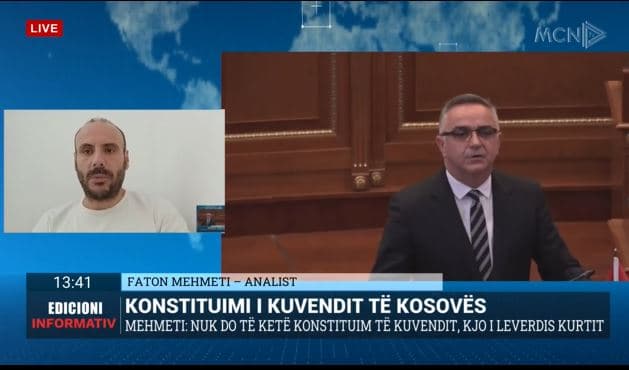 Mehmeti: Zgjedhjet në Kosovë janë të pashmangshme, Kuvendi dështoi me skenar