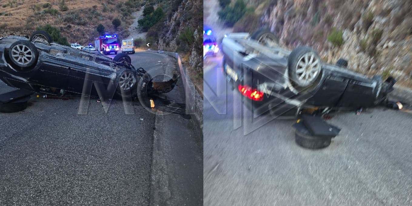 Përmbyset makina në zonën e Porto Palermos në Himarë, 3 të plagosur 
