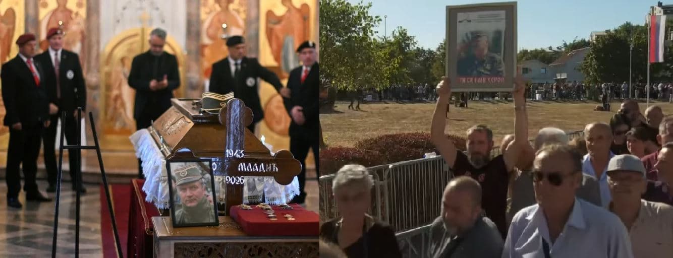 Beograd, turma njerëzish mblidhen për funeralin e “kasapit të Bosnjës” Ratko Mlladiç (VIDEO)