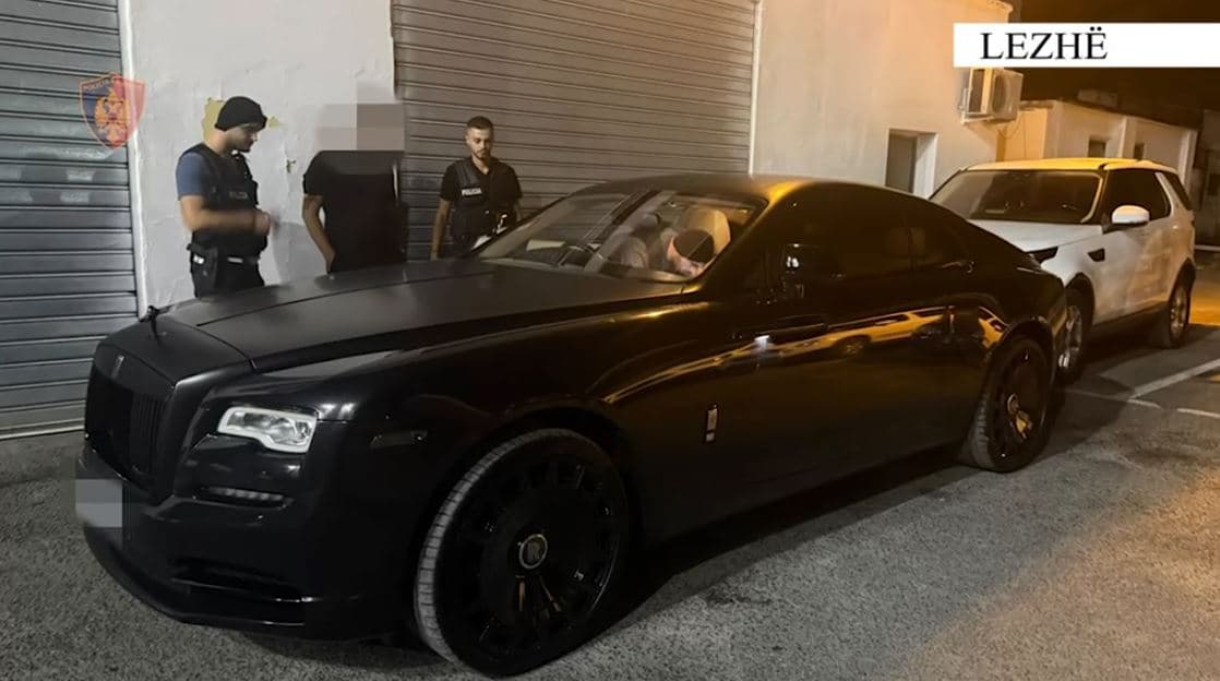 Bllokohet “Rolls-Royce” në Lezhë, dyshohet se mund të jetë përfituar nga veprimtari kriminale