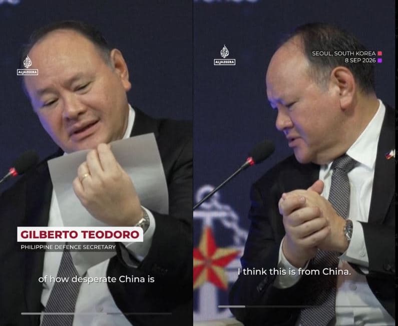 Shefi i Mbrojtjes i Filipineve kritikon Kinën për letrën që iu dorëzua në mes të panelit