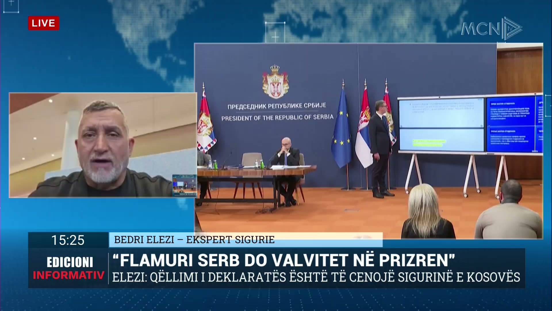 “Flamuri serb do të valvitet në Prizren”, Elezi: Deklaratë për vota, cenon sigurinë dhe pavarësinë e Kosovës
