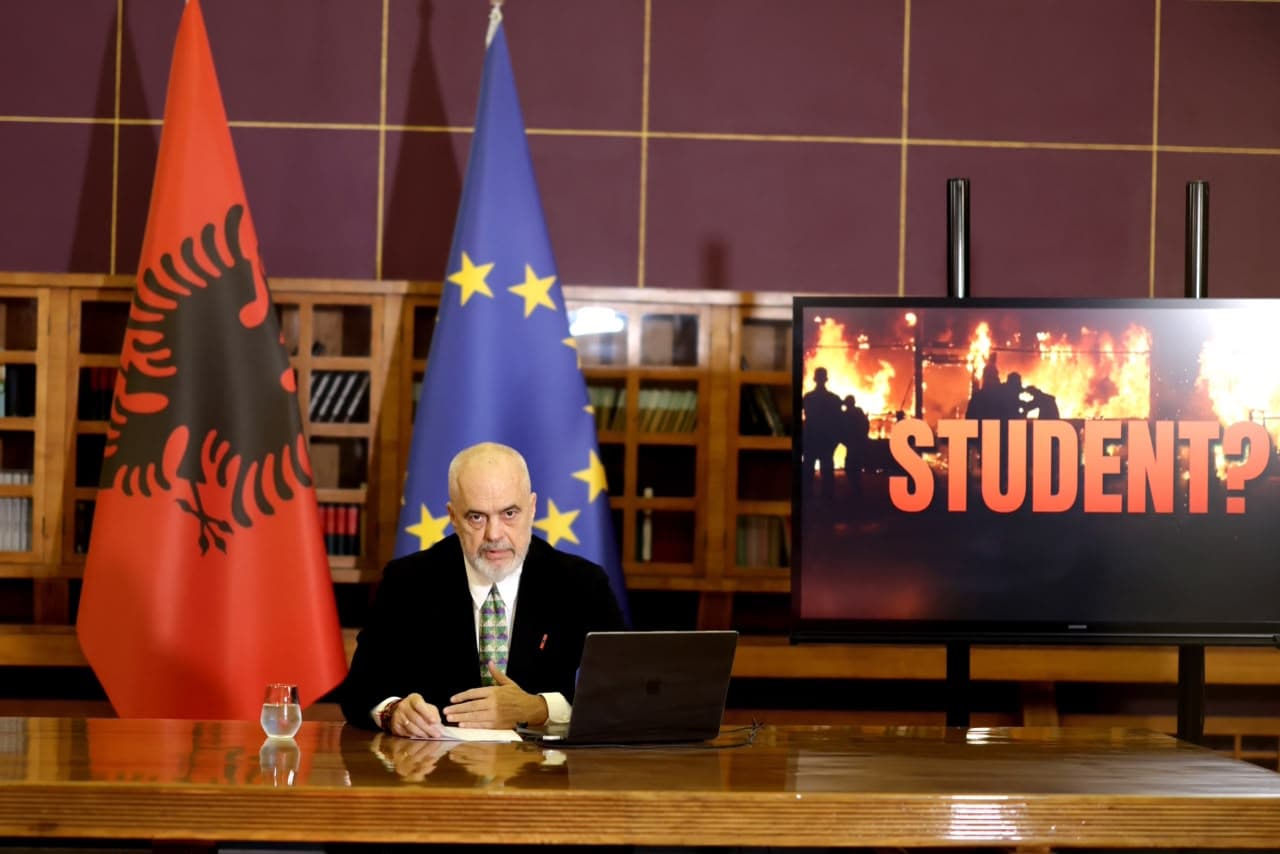   Rama nxjerr "provat" nga kryeministria: Protesta e studentëve po financohet nga krimi, Rusia, Irani dhe ANTIFA