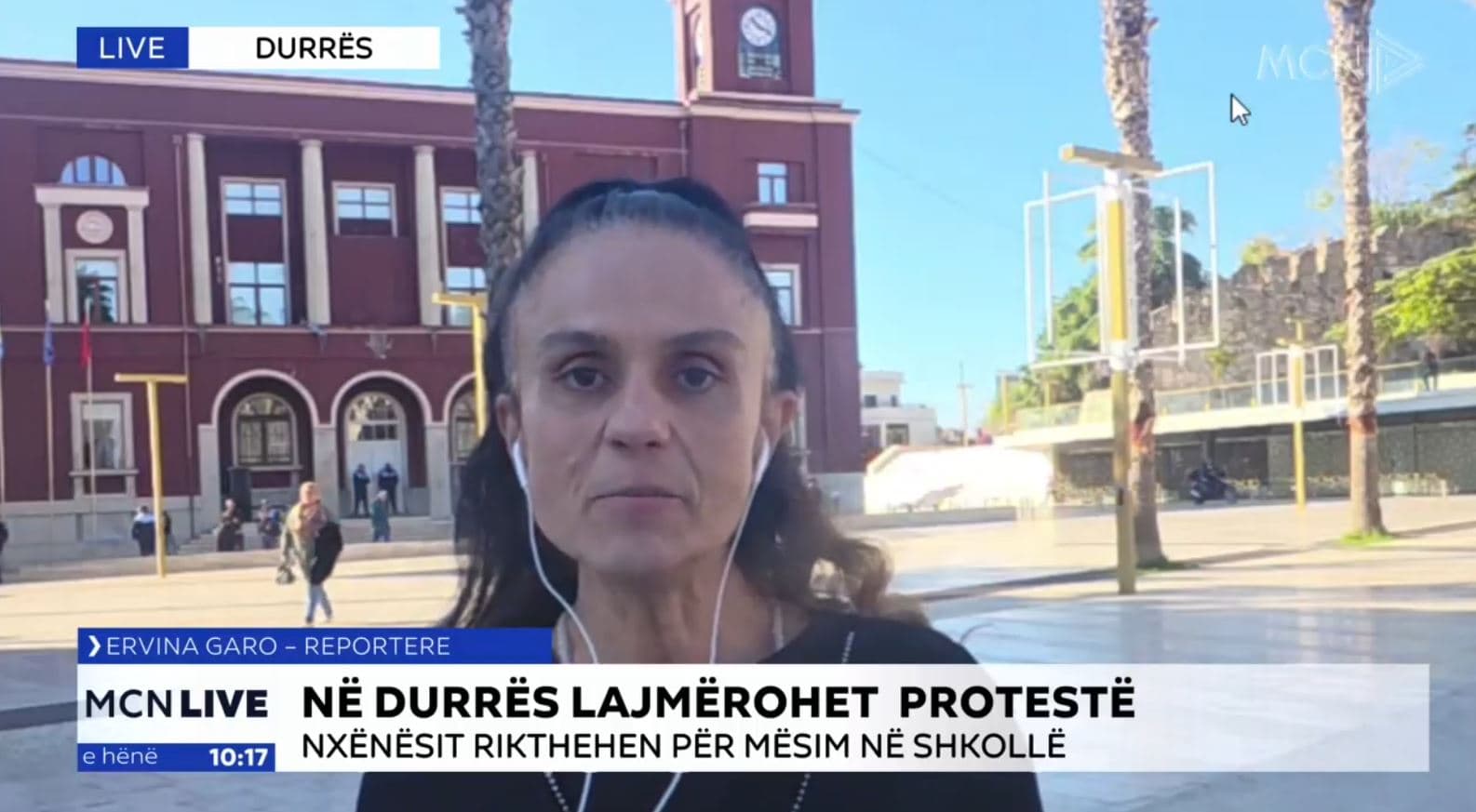 Protesta e studentëve në Durrës/ Garo: Do të mblidhen para bashkisë, një pjesë e tyre janë kthyer në auditore
