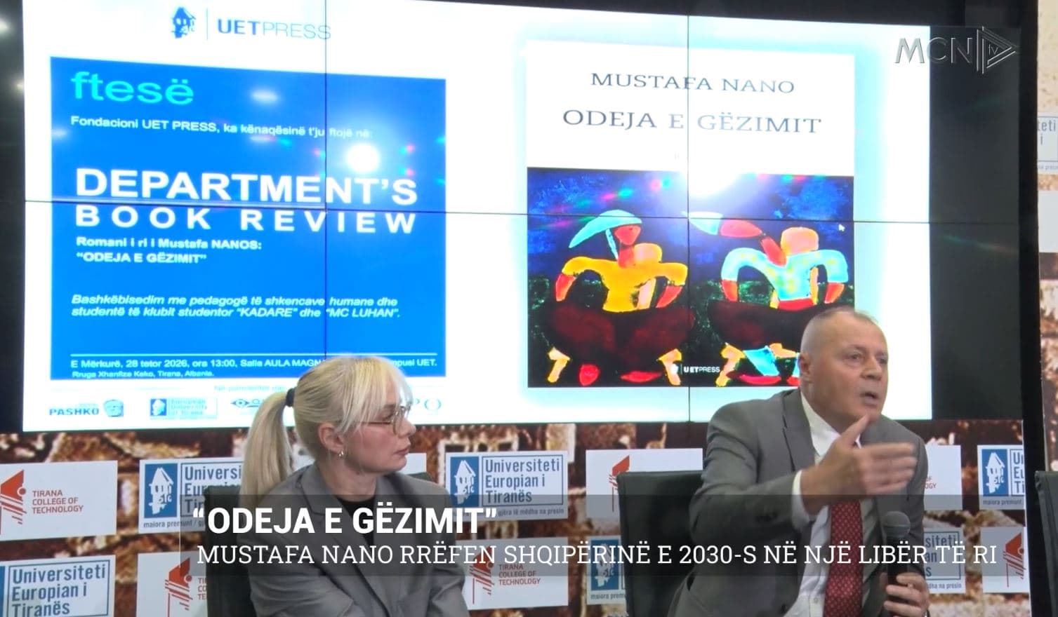 “Odeja e Gëzimit”/ Mustafa Nano rrëfen Shqipërinë e 2030-s në një libër të ri (VIDEO)