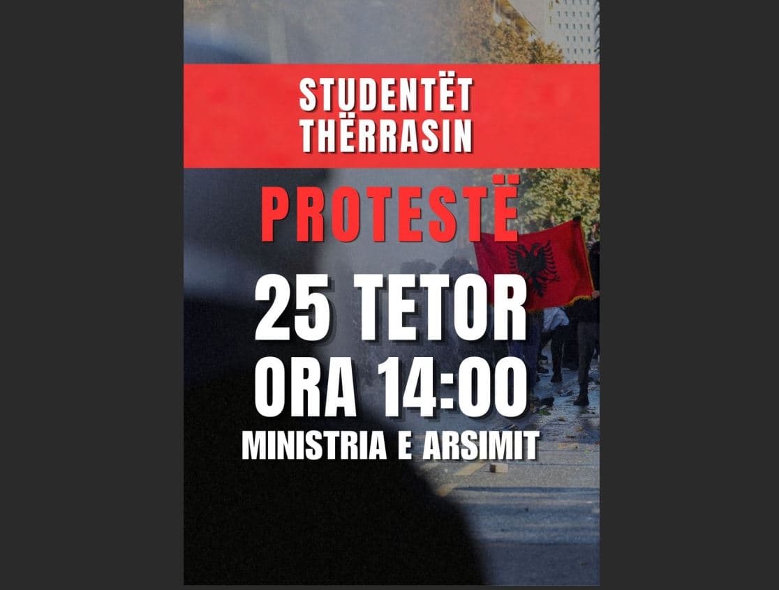   Nuk ndalen studentët/ Paralajmërohet protestë nesër në orën 14:00 para Ministrisë së Arsimit