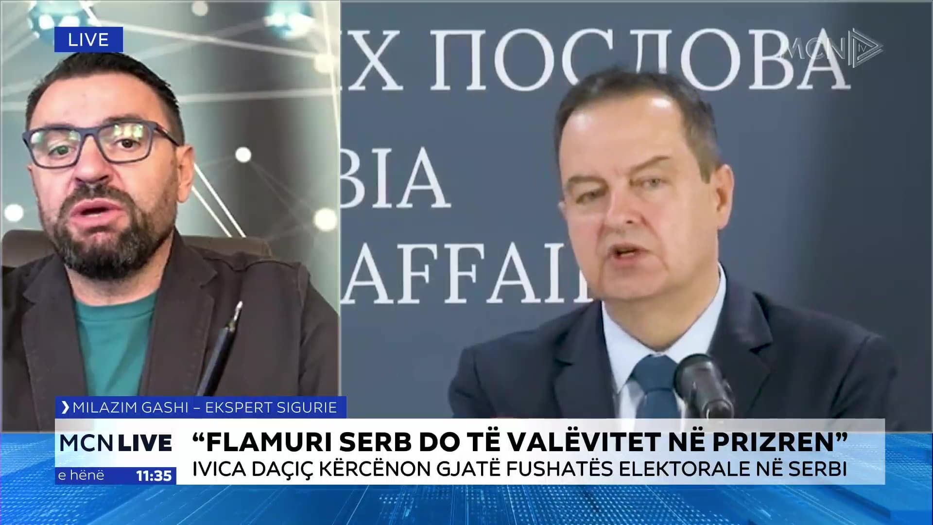 Deklarata e Daçiç për Prizrenin/ Gashi: Retorikë politike për vota, institucionet e Kosovës të mos bien pre e provokimeve
