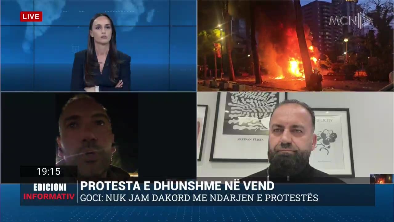 Goci: Protesta është përshkallëzim kombëtar i nisur në maj; Curri: Dhuna, pasojë direkte e keqqeverisjes