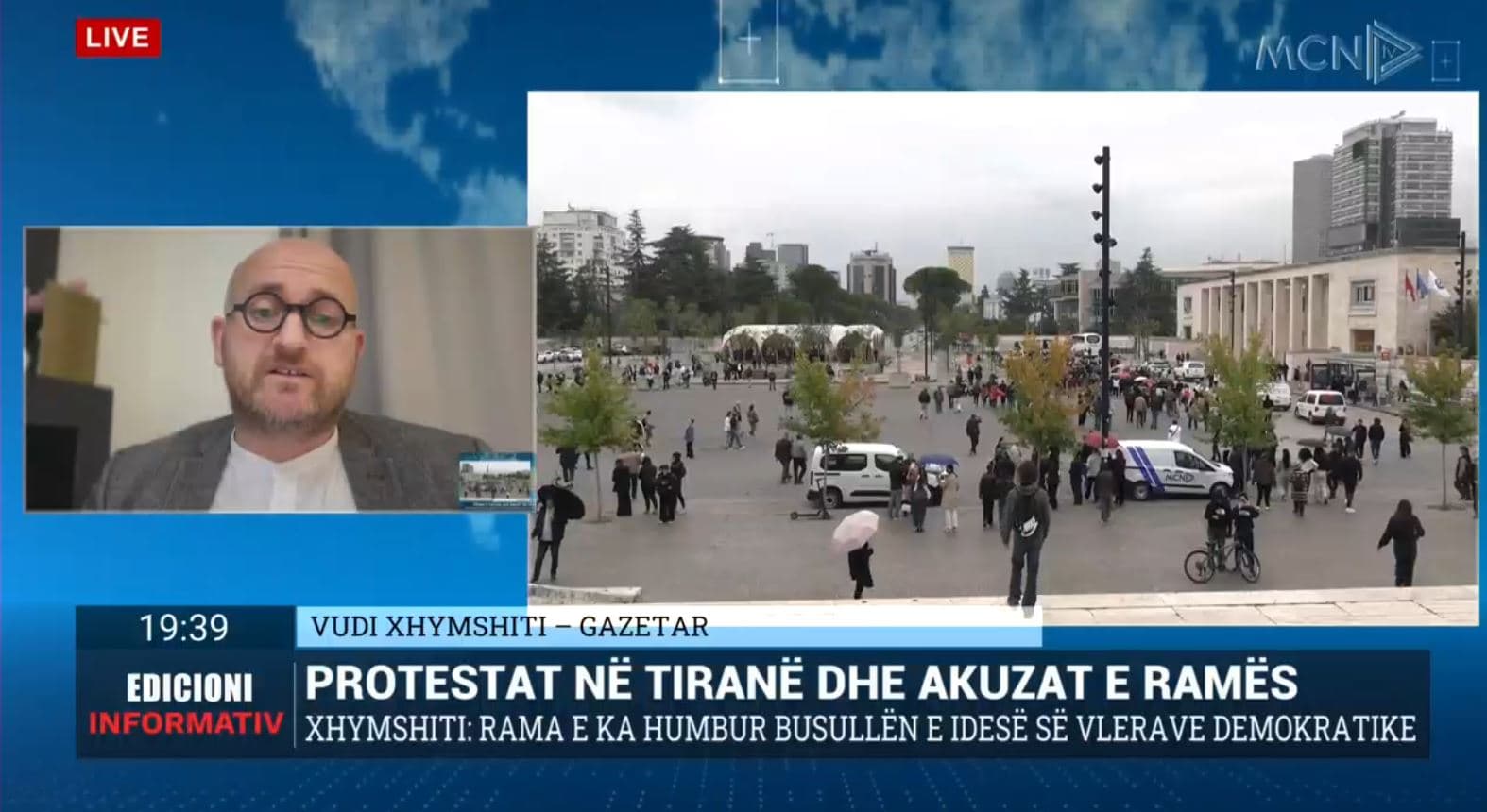 Protesta, Xhymshiti: Rama po e kërkon shpëtimin te kërbaçi (VIDEO)