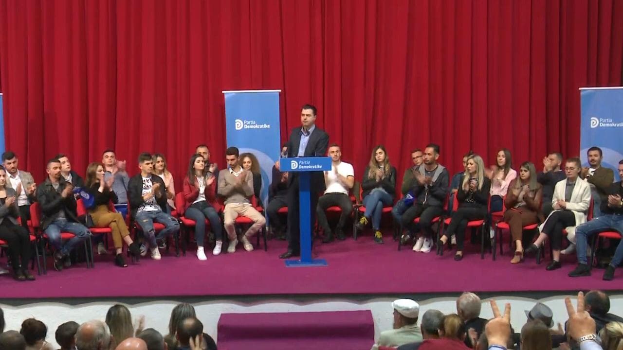Basha në Lezhë: Ne do të sjellim ndryshimet që i duhen Shqipërisë, Rama nuk e do Shqipërinë e zhvillimit (VIDEO)