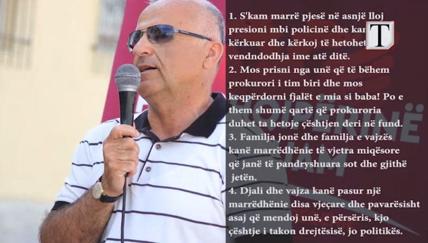 Rraja: Nuk largohem nga PS, nuk bëhem prokuror i tim biri (VIDEO)