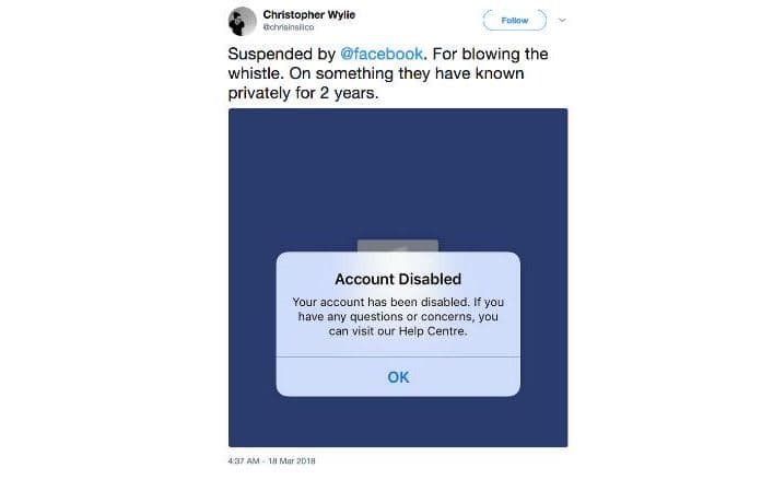 Facebook “i mbyll derën” themeluesit të “Cambridge Analytica”