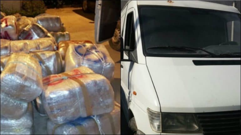 Furgoni me 570 kg kanabis në Qafë-Thanë, 7 të arrestuar