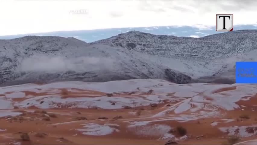 Moti çudit, bora mbulon Saharanë (VIDEO)