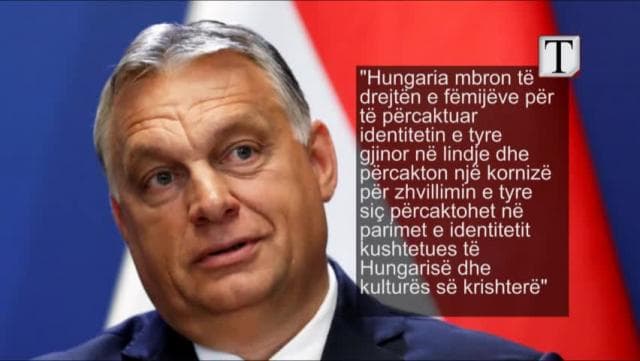 Orban ndalon prindërimin për homoseksualët (VIDEO) 