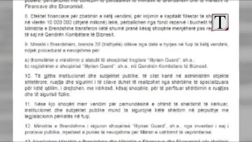 Qeveria sfidon policinë private (VIDEO)