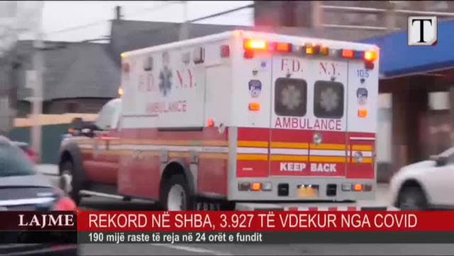 Rekord në SHBA, 3.927 të vdekur nga Covid (VIDEO)