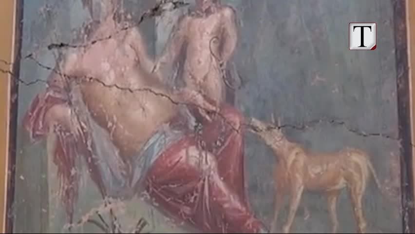 Arkeologët zbulojnë në Pompei afreskun e Narcizit (VIDEO) 