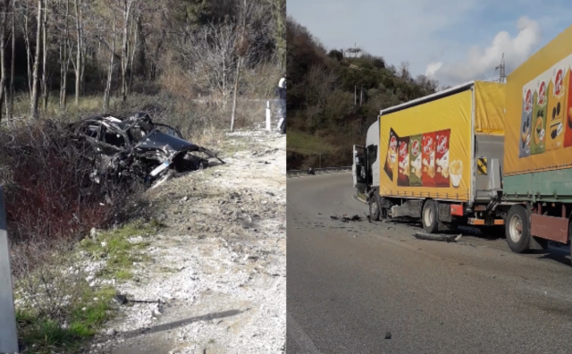 Përplaset “Benz-i” me kamionin në Memaliaj, plagoset rëndë 35-vjeçari