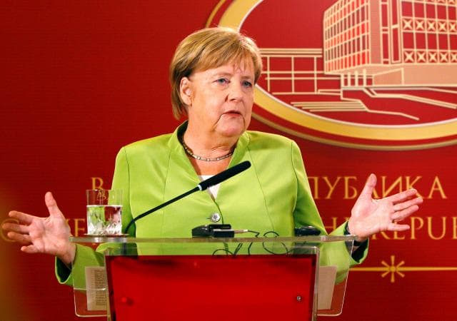Merkel nga Shkupi flet për kufirin mes Kosovës dhe Serbisë: Me rëndësi integriteti territorial