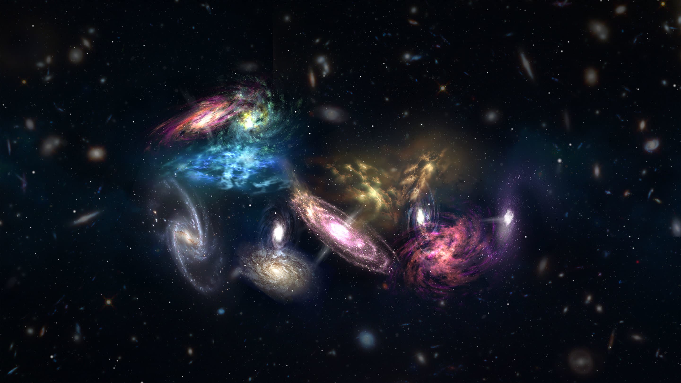 Astronomët zbulojnë formimin e një megagalaksie
