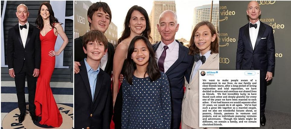 Bosi i Amazon Jeff Bezos dhe njeriu më i pasur në botë, divorcohet nga gruaja pas 25 vitesh