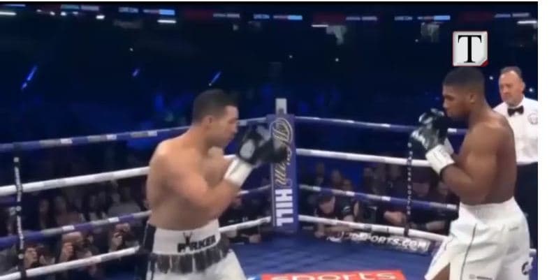 Boks/ Anthony Joshua mund Joseph Parker