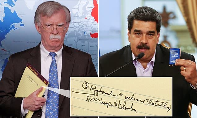 "5 mijë trupa në Kolumbi", John Bolton zbulon padashur planin për krizën në Venezuelë