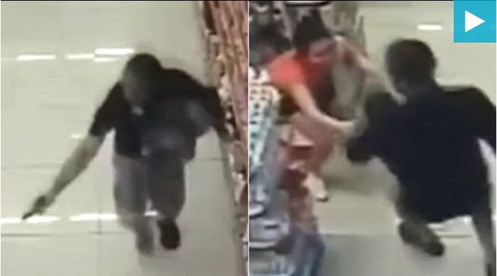 Momenti kur polici qëllon për vdekje dy grabitës në Brazil (VIDEO)