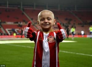 Personaliteti i Vitit 2017 për BBC është tifozi special i Sunderland, Bradley Lowery 