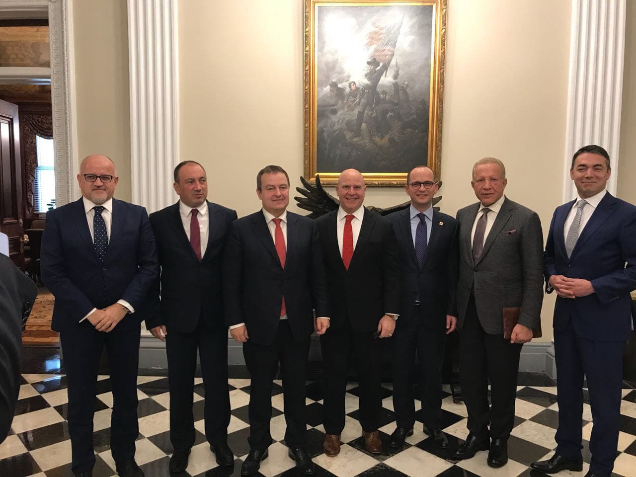 Siguria në rajon, Bushati takim në SHBA me këshilltarin e sigurisë të kabinetit Trump