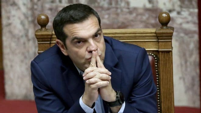 Marrëveshja me Maqedoninë, Tsipras ia hedh votëbesimit në Parlament