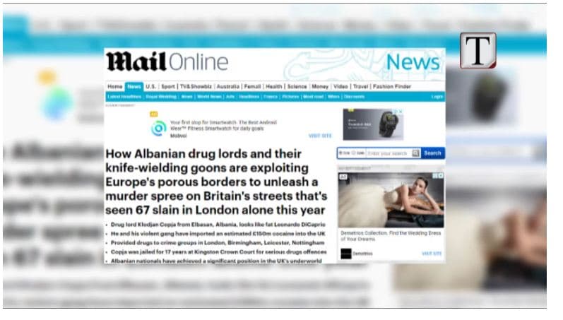 “Daily Mail”, artikull për Çapjat, Sejdinin dhe Xhafajn (VIDEO)