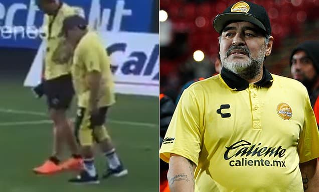 Çfarë po ndodh me Maradonën? “Pibe de Oro” në luftë për të ecur (VIDEO)