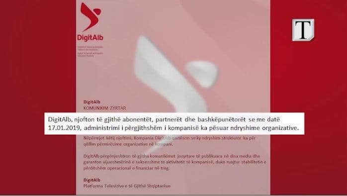 Digitalb, ndryshime në menaxhim për përmirësimin e kompanisë (VIDEO)