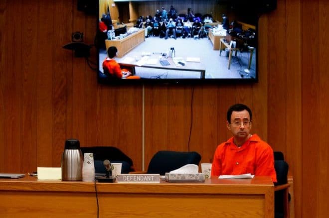 Abuzoi me 265 gra, ish-mjeku i gjimnastikës Larry Nassar merr dënimin e tretë me 125 vjet
