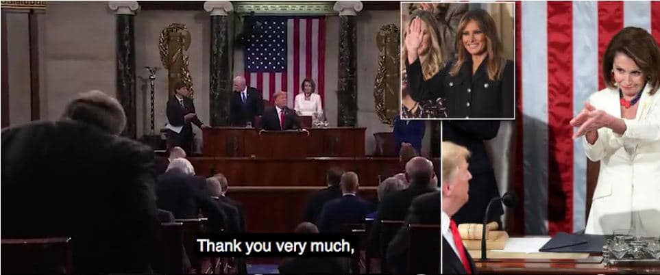 “State of the Union”, Trump flet për murin me Meksikën, takimin me Kim Jong-un, sulmon demokratët dhe hetimin e Mueller