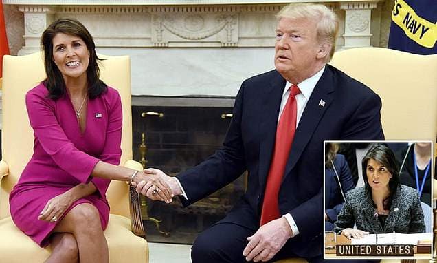 Një nga gratë e pakta në kabinetin e Trump, Nikki Haley jep dorëheqjen: Nuk do të kandidojë në garën presidenciale (VIDEO)