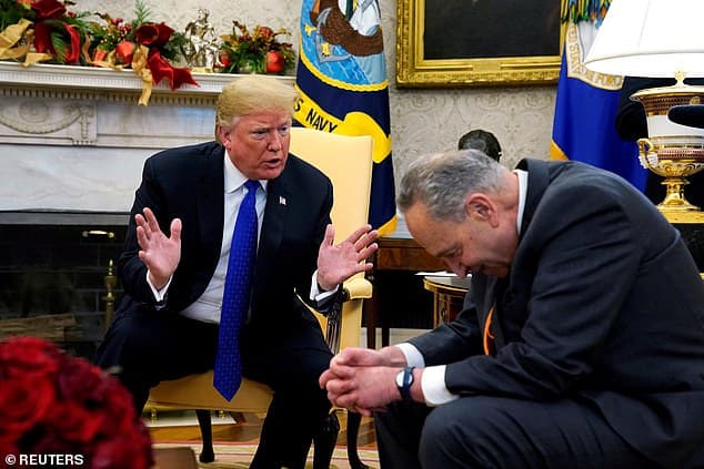 Trump insiston, mbyllja e qeverisë do të vazhdojë nëse nuk kalojnë fondet për ndërtimin e murit me Meksikën