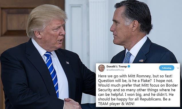 Ish-kandidati republikan për president Mitt Romney kritikon Trump: Ka shkaktuar tronditje në mbarë botën