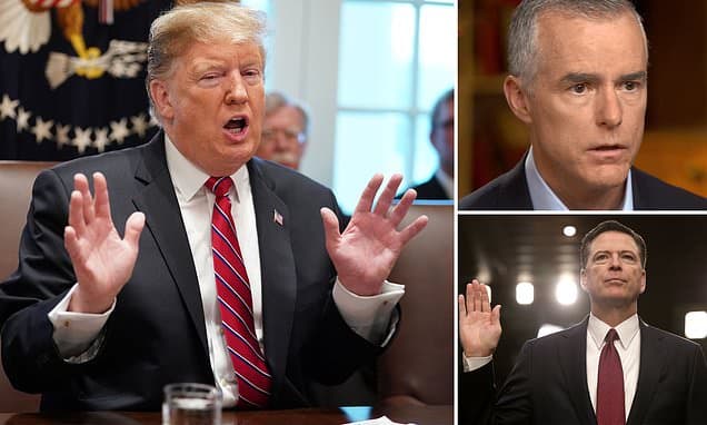 'Ka shumë gënjeshtra': Trump sulmon ish-drejtorin e FBI McCabe: Përpjekjet për shkarkim akt tradhtie