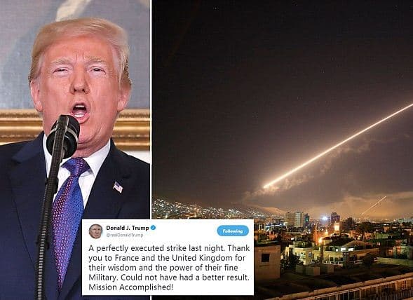 Trump përshëndet misionin në Siri: Një sulm i ekzekutuar në mënyrë të përkryer