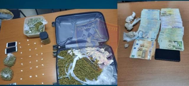 Shpërndanin kokainë e heroinë në Tiranë, arrestohen dy trafikantët