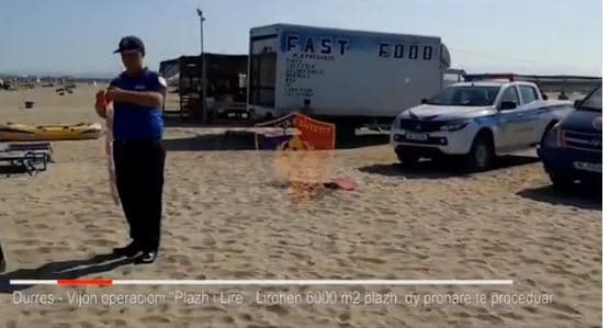 Lirohen 6000 m2 plazh në Durrës, procedohen dy persona