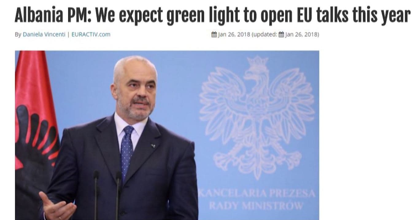Negociatat me BE, Rama: Presim dritën jeshile, shtyrja do të dëmtonte rajonin (VIDEO)