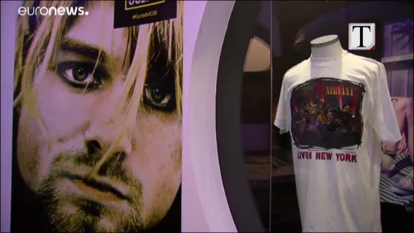 Çelet ekspozita me sende personale të liderit të “Nirvana”-s, Kurt Cobain (VIDEO)